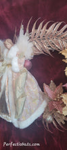 Load image into Gallery viewer, 18" Rose Gold Christmas Wreath