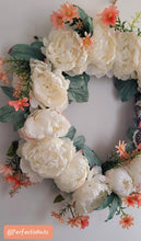 Load image into Gallery viewer, Peony Summer Wreath