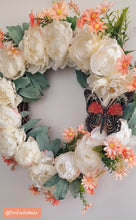 Load image into Gallery viewer, Peony Summer Wreath