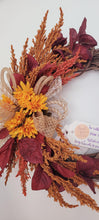 Load image into Gallery viewer, 14" Fall Floral Wreath - 2023
