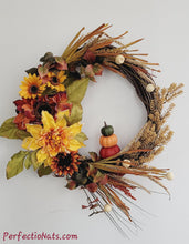 Load image into Gallery viewer, 18&quot; Sunflower Wreath
