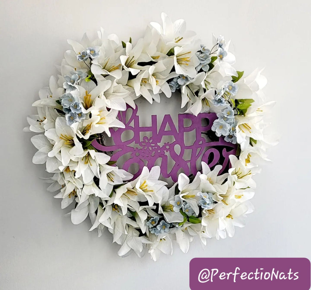 Easter Lily Wreath