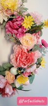 Load image into Gallery viewer, Spring / Easter Floral Wreath
