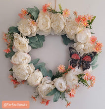 Load image into Gallery viewer, Peony Summer Wreath
